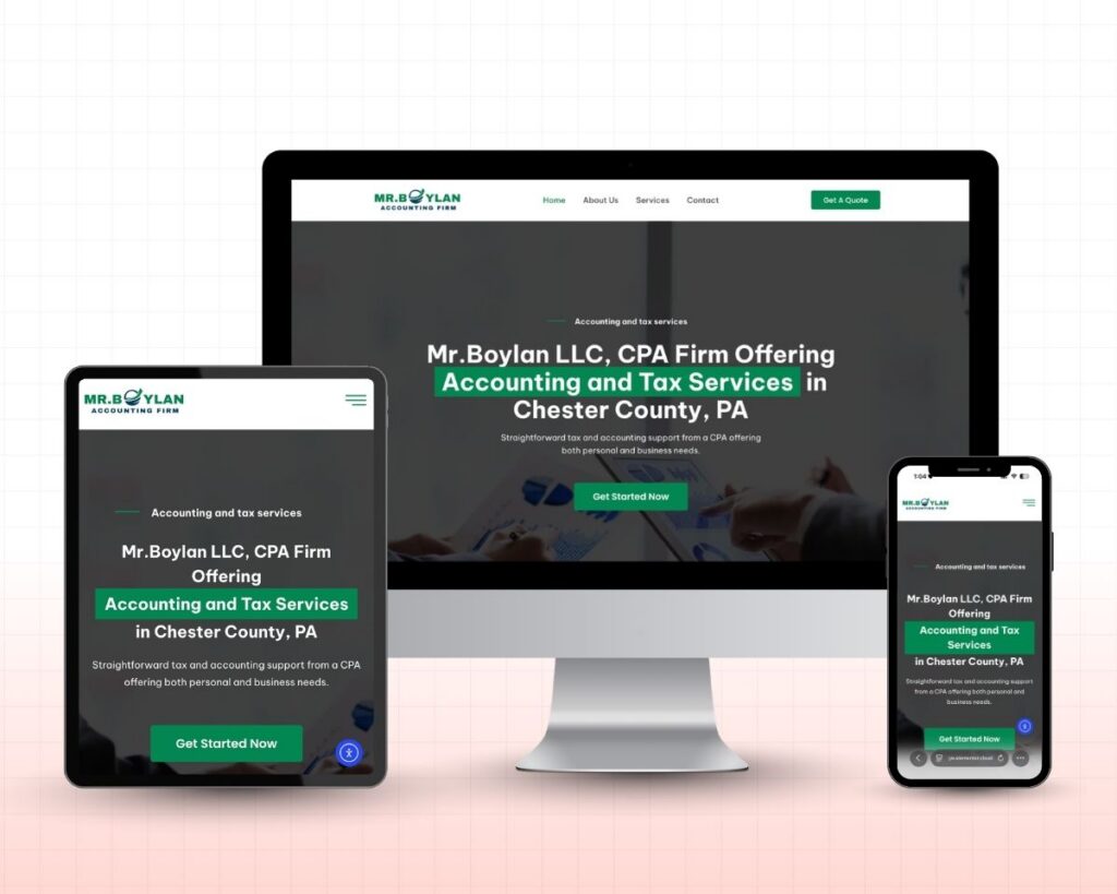 Service Website Design By Simplified Marketing