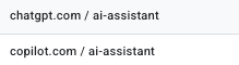 Screenshot from Simplified Marketing on AI referral example in GA4